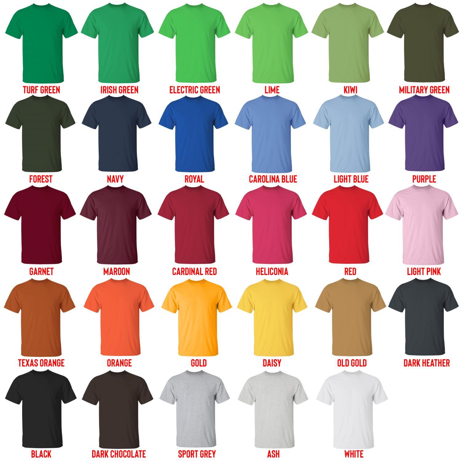 t shirt color chart - Sleep Token UK Shop