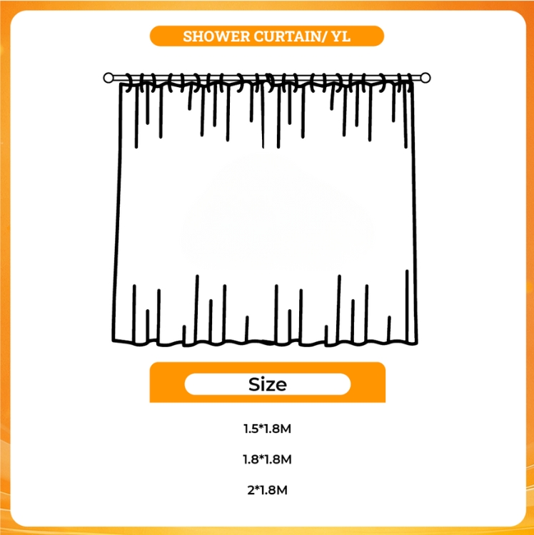 3D shower curtain - Sleep Token UK Shop