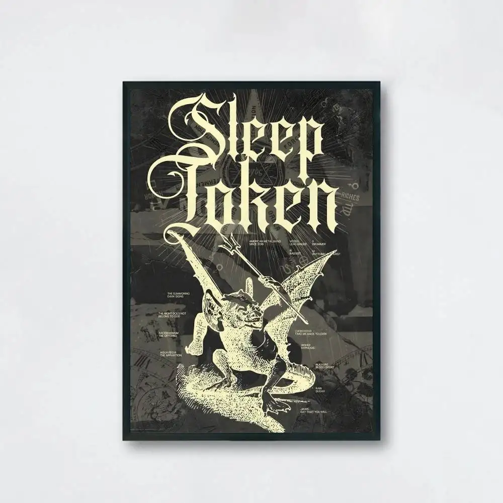 Premium Sleep Token Wall Art
