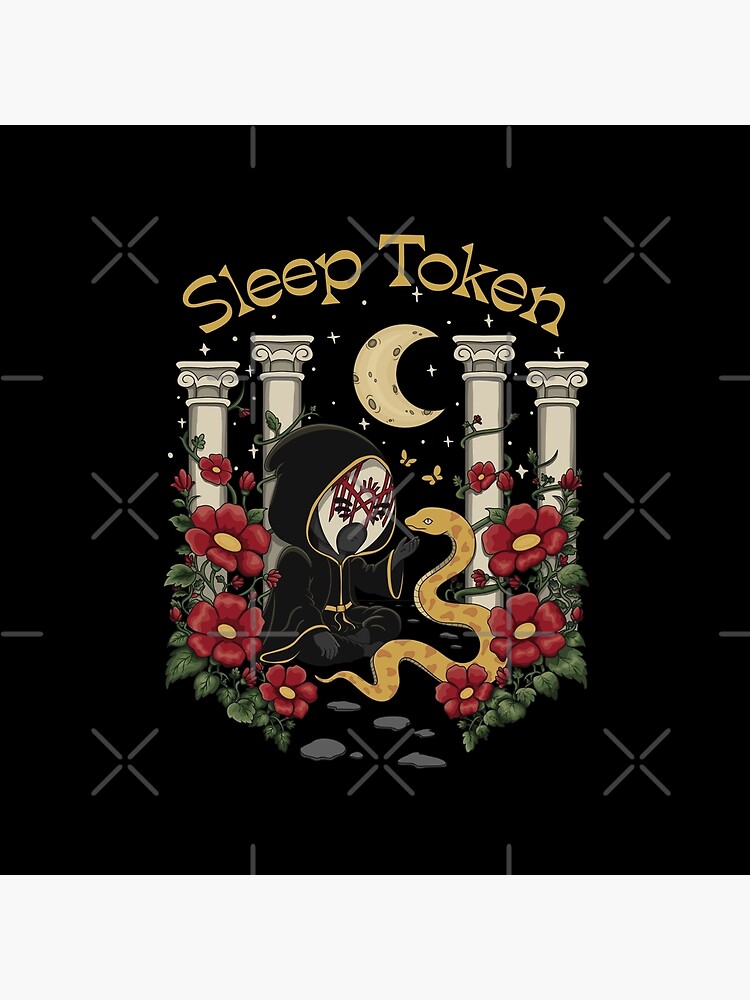 Sleep Token Eden S Serpent Throw Pillow - Image 2