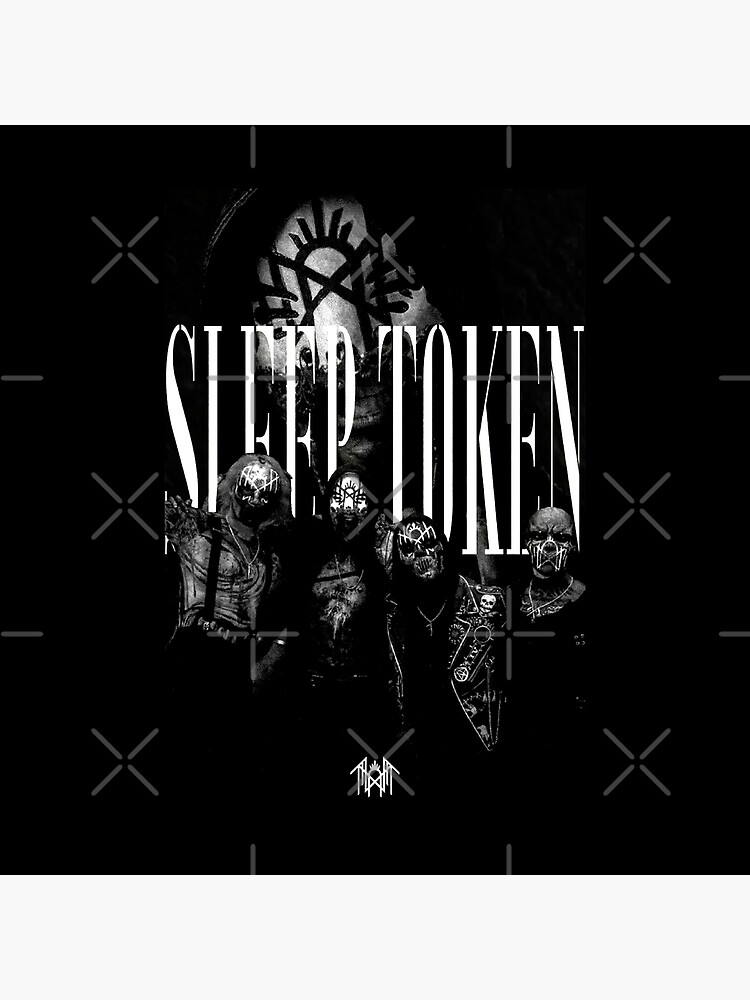 Vessel Moon Sleep Token Band Logo Merchandise Throw Pillow - Image 2