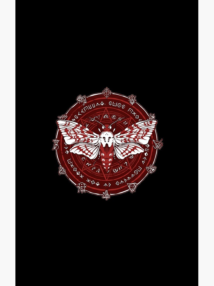 Sleep Token Hawkmoth Shower Curtain - Image 2