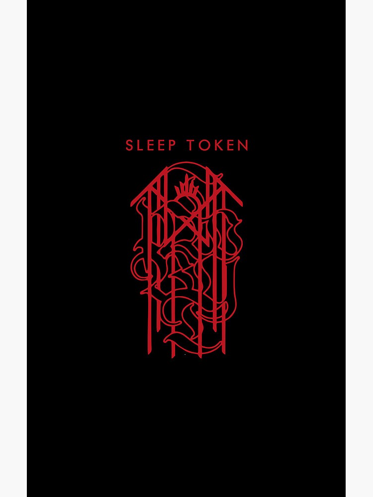 Metal Band Sleep Token Design Shower Curtain - Image 2