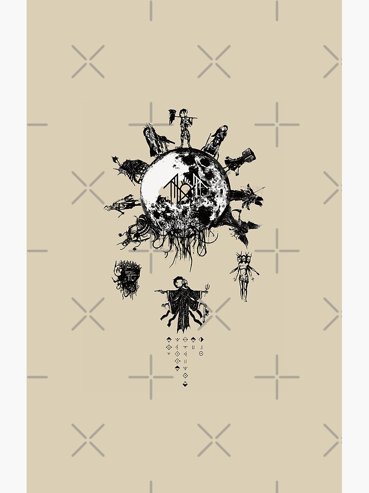 Symbols Sleep Token Music Shower Curtain - Image 2