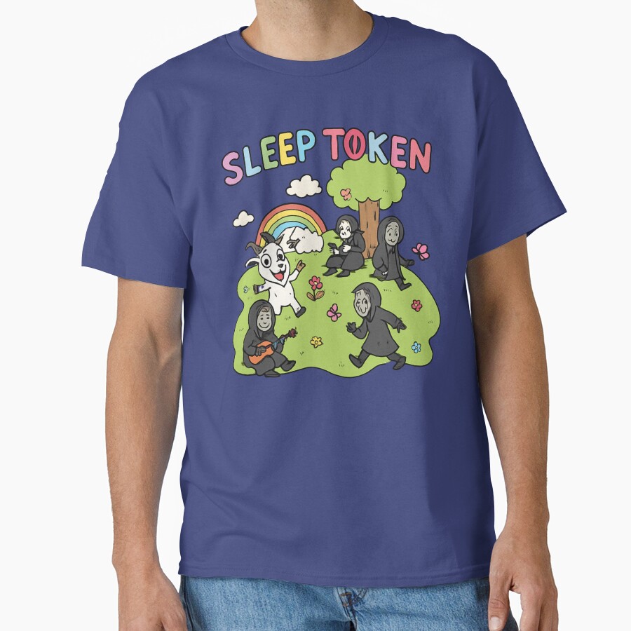 Sleep Token Cute Reaper Garden Scene T-shirt