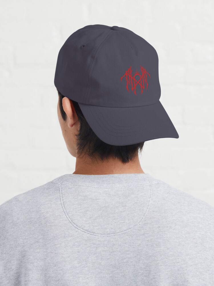 Red Logo Metal Band Cap - Image 3
