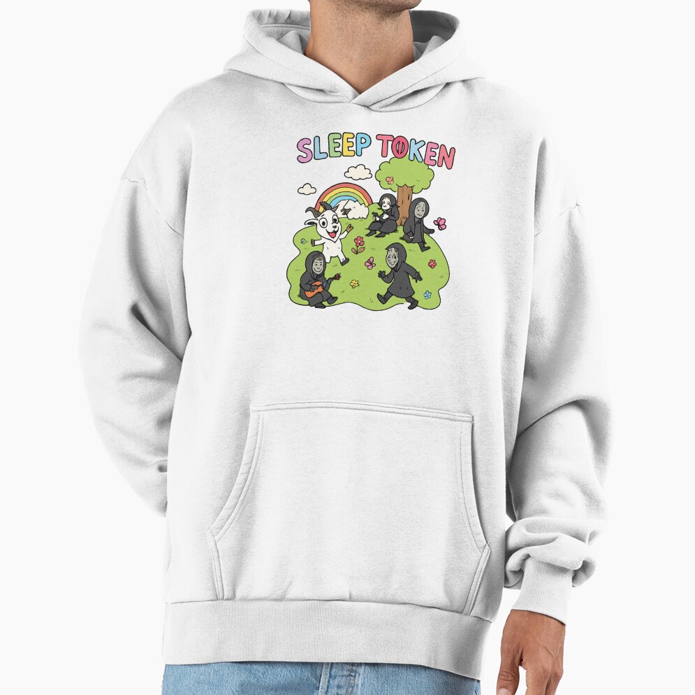 Sleep Token Cute Reaper Garden Scene Hoodie - Image 2