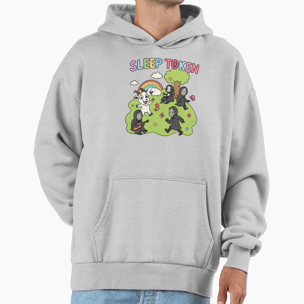 Sleep Token Cute Reaper Garden Scene Hoodie - Image 5