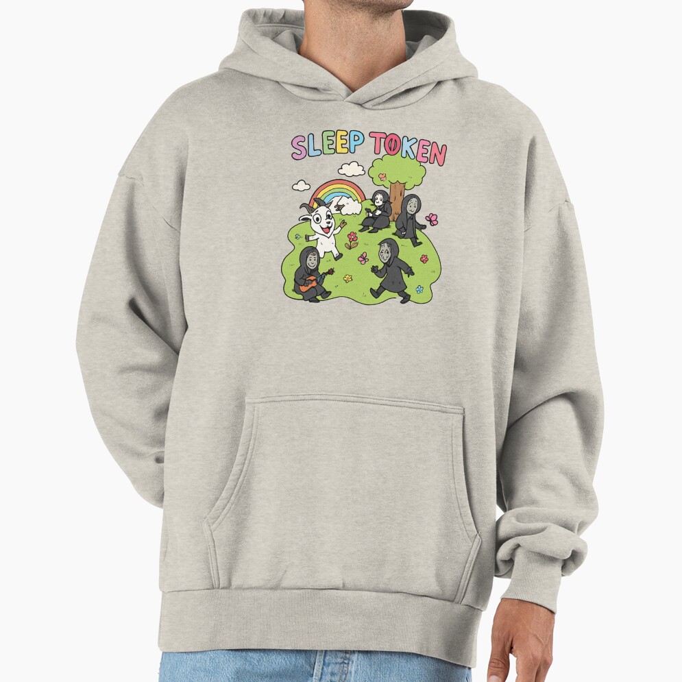 Sleep Token Cute Reaper Garden Scene Hoodie - Image 4