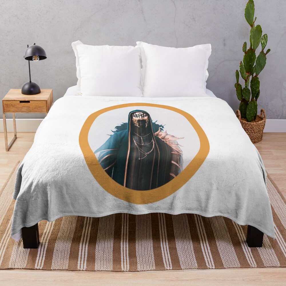 Vessel Stick To Me Emblem Throw Blanket