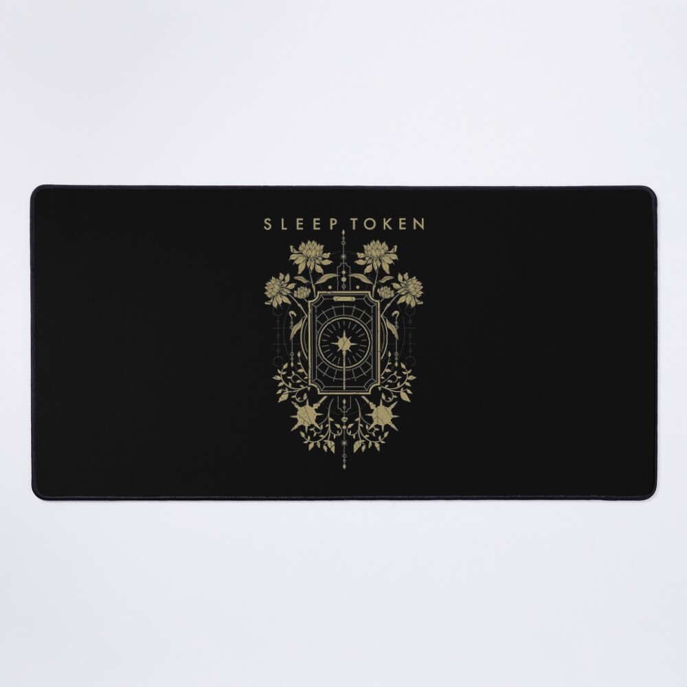 Gold Metal Band Symbol Mouse Pad