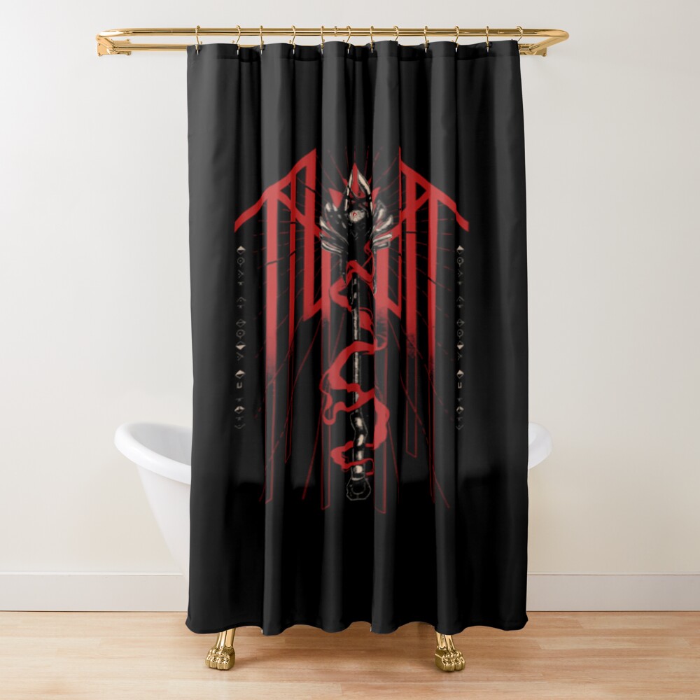 Sleep Token Rain And Reverence Shower Curtain