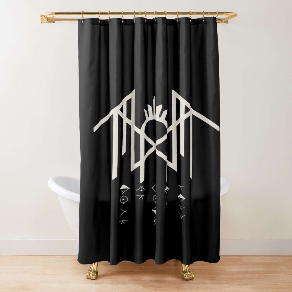 Metal Sleep Token Shower Curtain