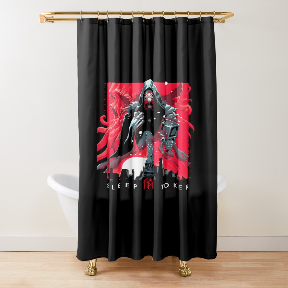 On Trending Sleep Token Shower Curtain