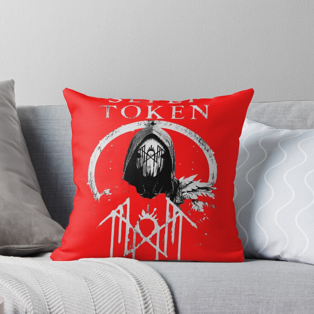 Sleep Token Cover Art Throw Pillow