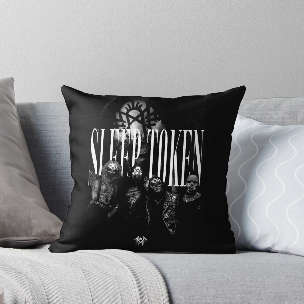 Vessel Moon Sleep Token Band Logo Merchandise Throw Pillow